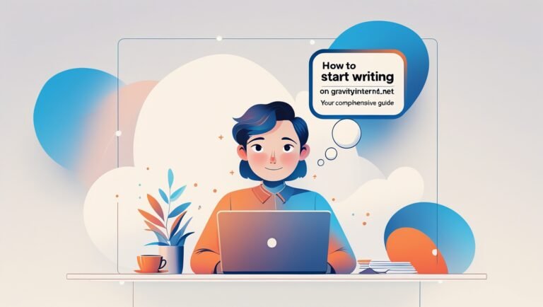 to Start Writing on GravityInternet.net